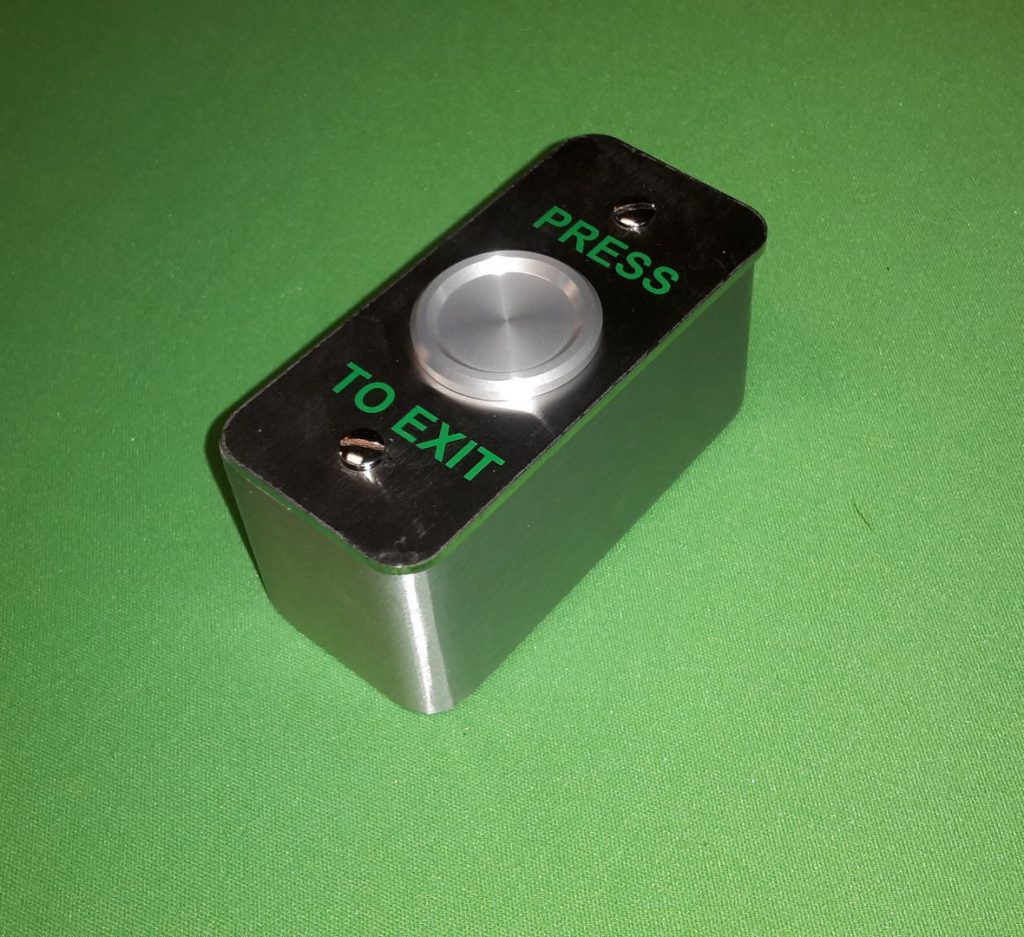 Narrow Style Surface Mounted Waterproof Push Button Exit Switch – Gates